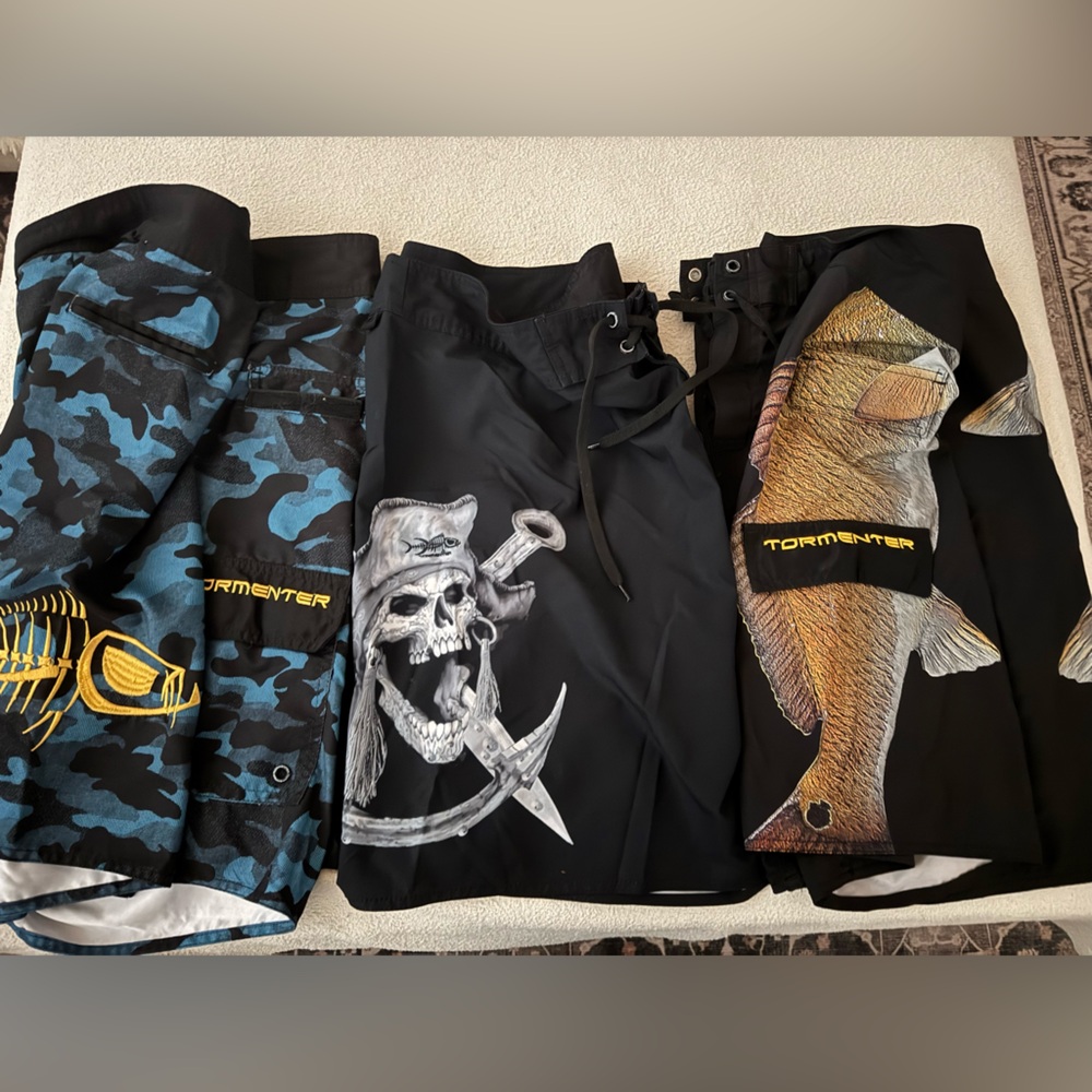 Black and Blue Athletic Shorts for Performance